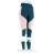 Asics Color Block Cropped Tight Damen Leggings-Mehrfarbig-S