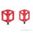 Crankbrothers Stamp 1 Flat Pedale-Rot-S
