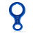 LACD Figure 8 Abseilachter-Blau-One Size