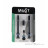 Milkit Valve Pack 55mm Ventile-Schwarz-One Size