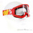 100% Strata Anti Fog Clear Lens Downhillbrille-Rot-One Size