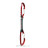 Salewa Dyn Hot G3 Wire/ Wire 10cm Expressschlinge-Rot-10