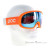 POC Fovea Mid Clarity Comp+ Skibrille-Orange-One Size