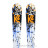 K2 Poacher Jr. + Marker FDT 7 Jr. Kinder Skiset 2022-Mehrfarbig-129