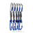 Mammut 5er-Pack Crag Indicator Wire Expressschlingen-Set-Blau-One Size