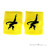Gibbon Wristbands Schweißbänder-Gelb-One Size