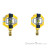 Crankbrothers Candy 11 Klickpedale-Gold-One Size