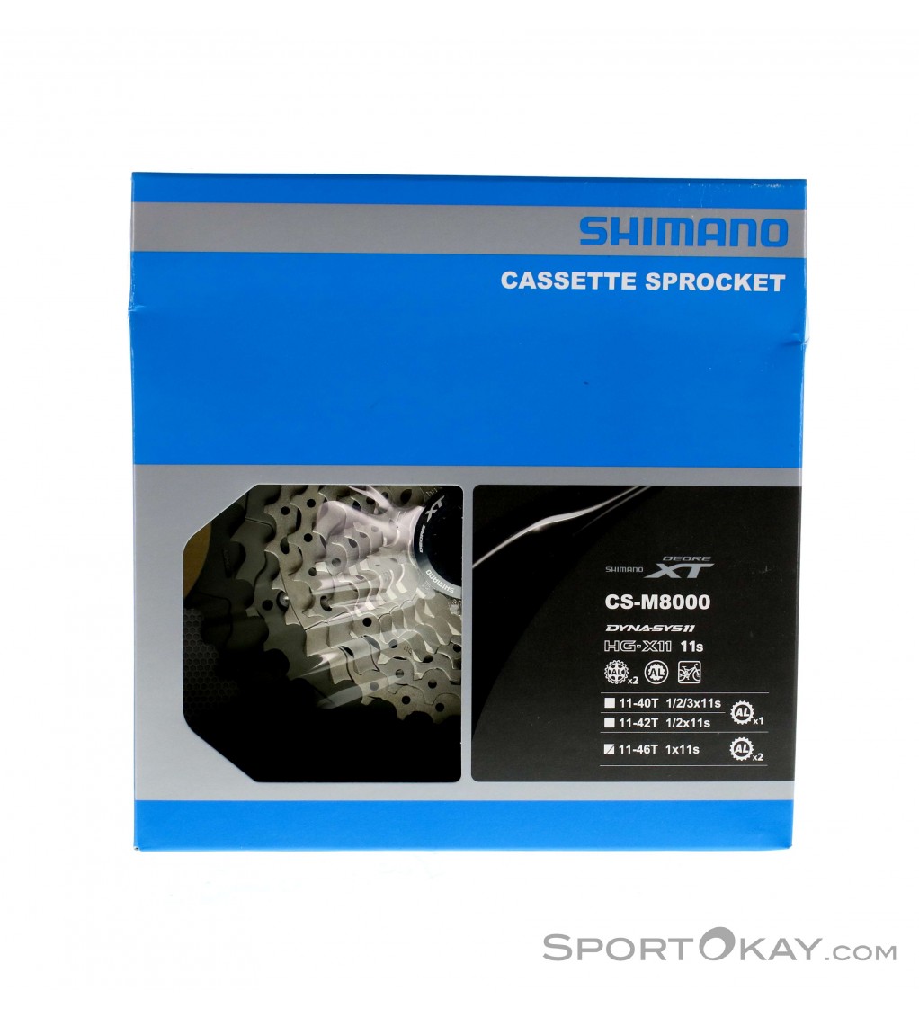 Shimano CSM8000 XT 11-46Z 11-fach Cassetta