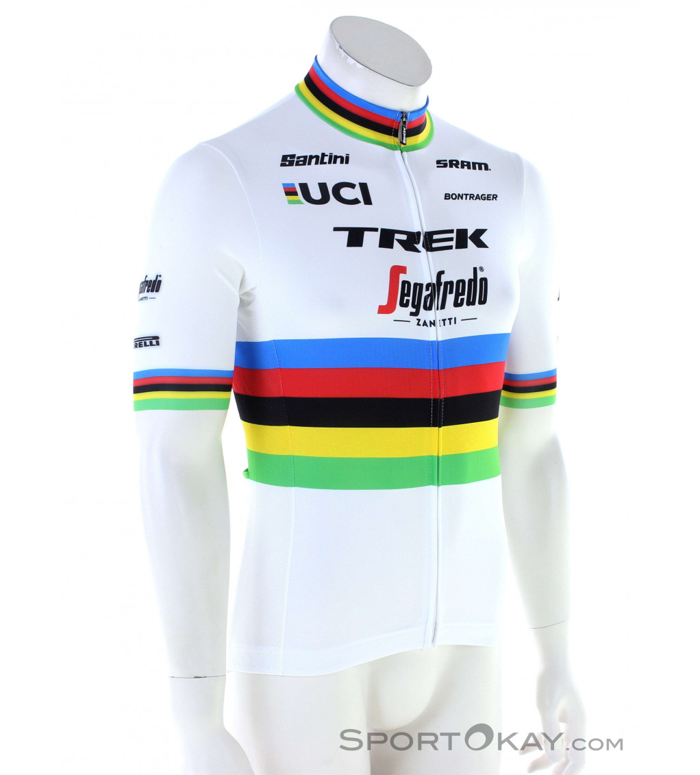 Trek Santini Replica World Champion Uomo Maglia da Bici T Shirt