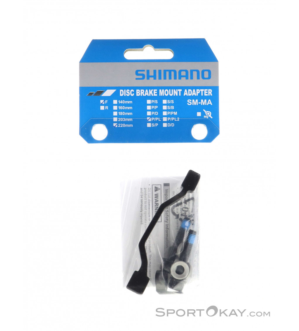 Shimano SM-MA 220mm VR P/PL Adattatore di Freno