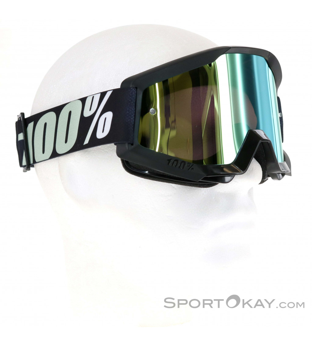 100% Strata Anti Fog Mirror Lens Maschera Downhill