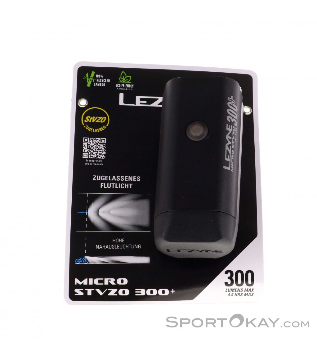 Lezyne Micro Drive 300+ StVZO Luce Anteriore per Bici