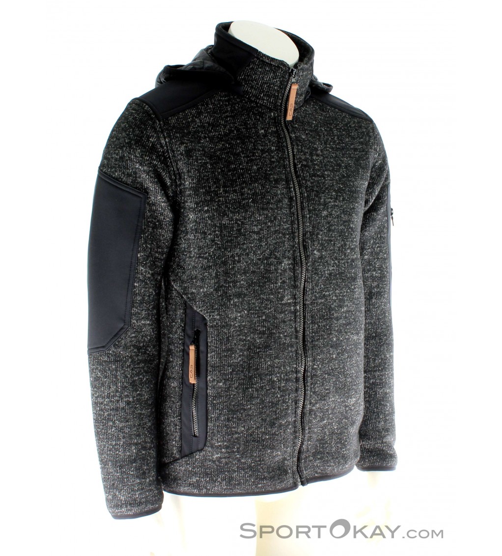 CMP Zip Hood Tricot Uomo Giacca Outdoor