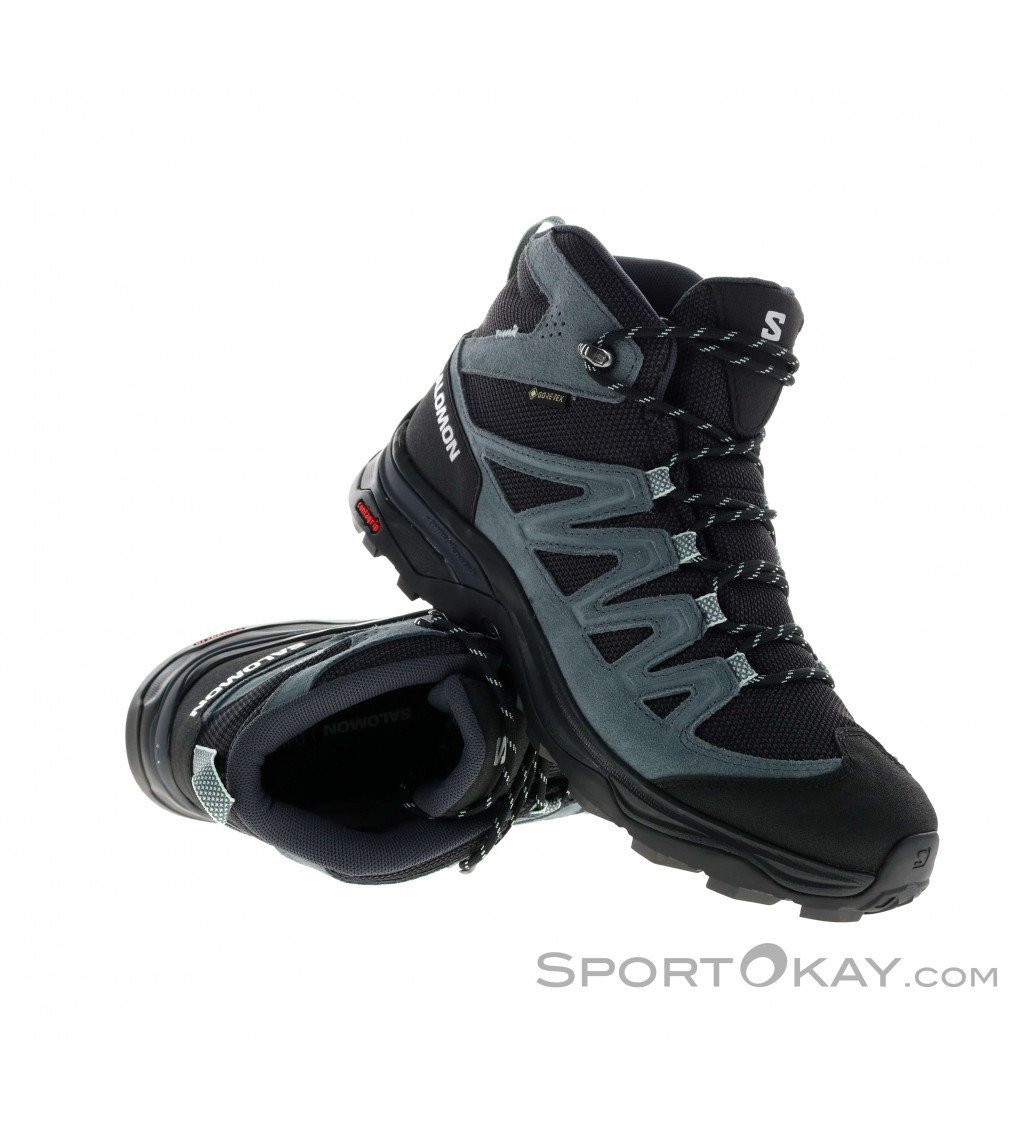 Salomon X Ward Leather Mid GTX Uomo Scarpe da Escursionismo Gore-Tex