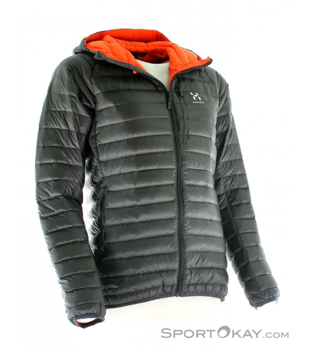 Haglofs Essens II Q Down Hood Damen Outdoorjacke Giacche Abbigliamento Outdoor Outdoor Tutti