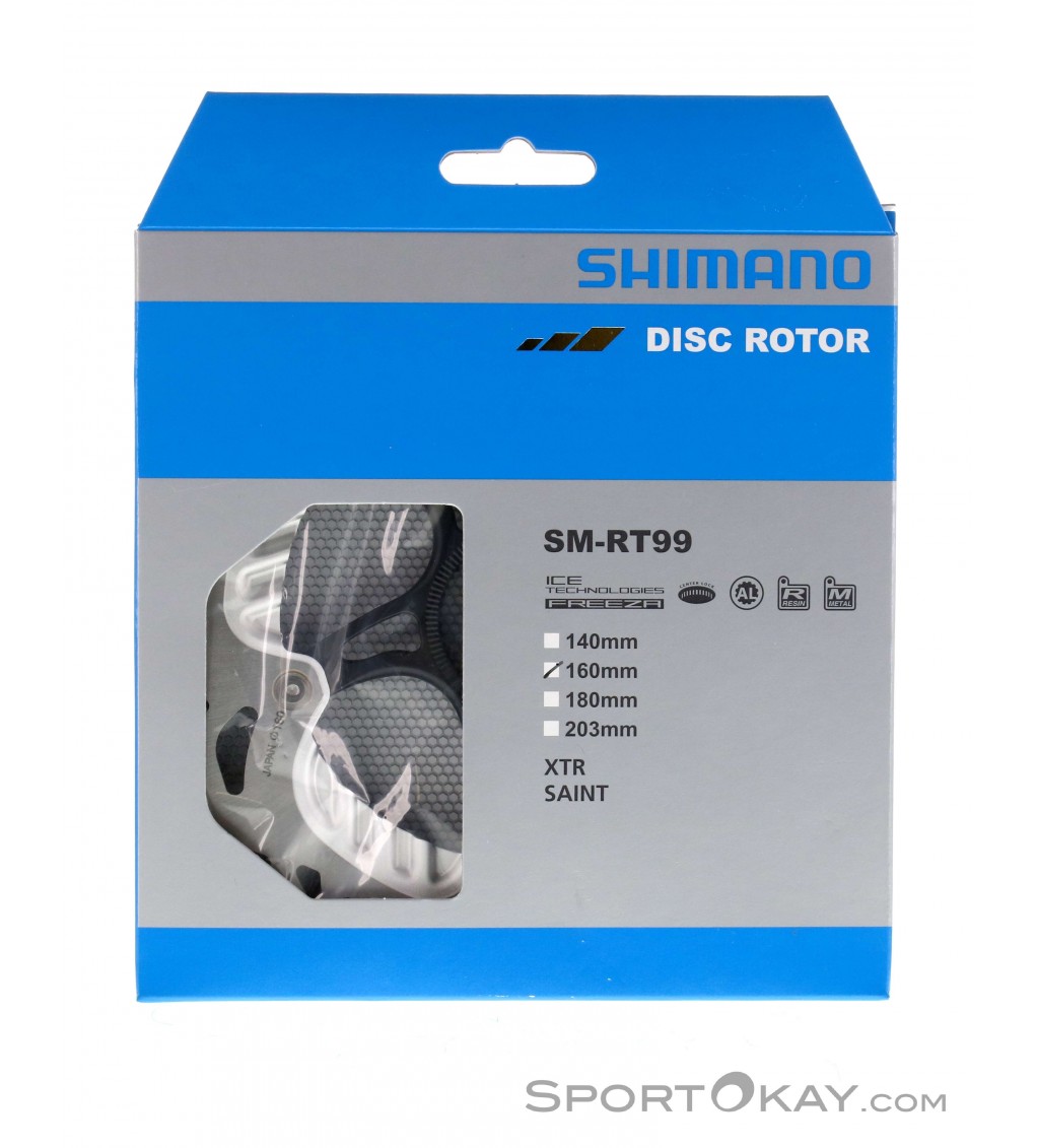Shimano RT99 Ice-Tech Centerlock 160mm Disco a Freno