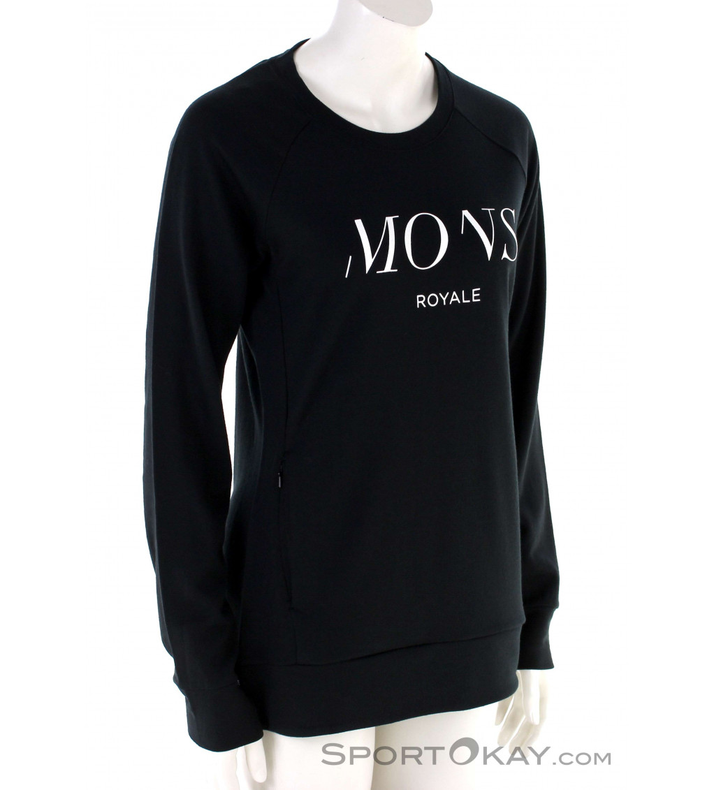 Donna Mons Royale Covert Tech Sweat Donna Maglia 