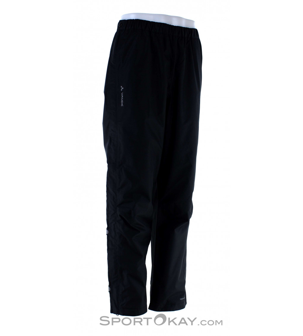 Vaude Fluid Full-Zip Pants II Uomo Pantaloni Impermeabili