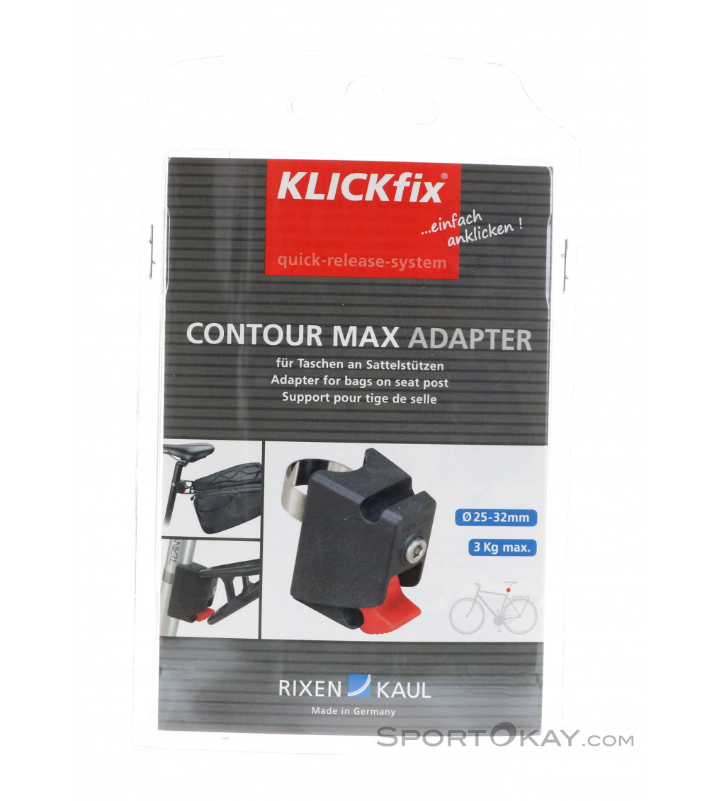 Klickfix Contour Max Adapter Accessorio Borsello da Sella