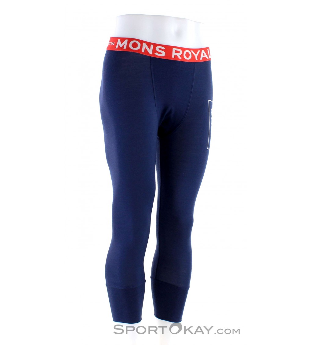 Mons Royale Shaun-off 3/4 Legging Uomo Pantaloni Funzionali