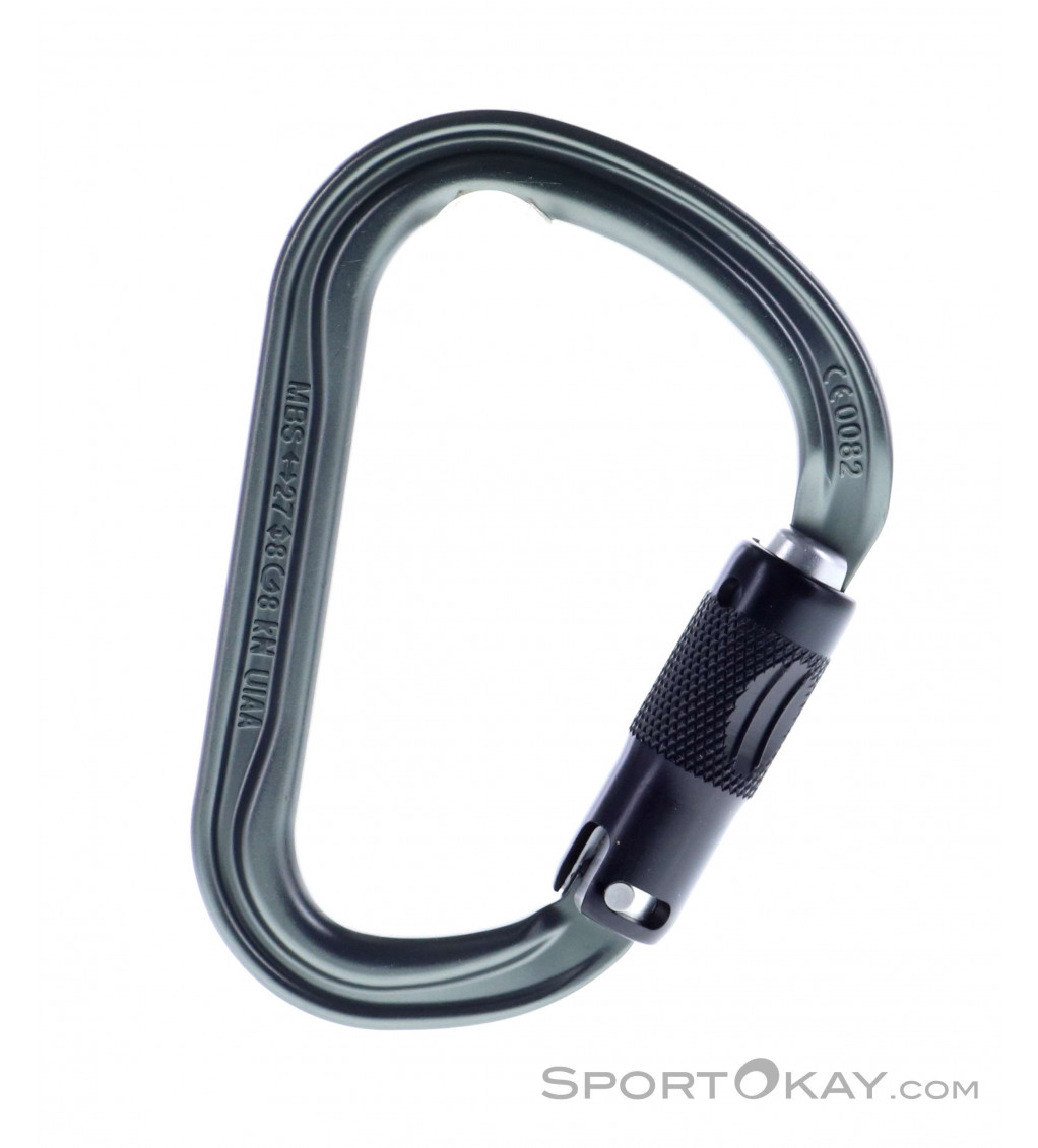 Petzl Ange S Carbiner Wire Gate, Grey