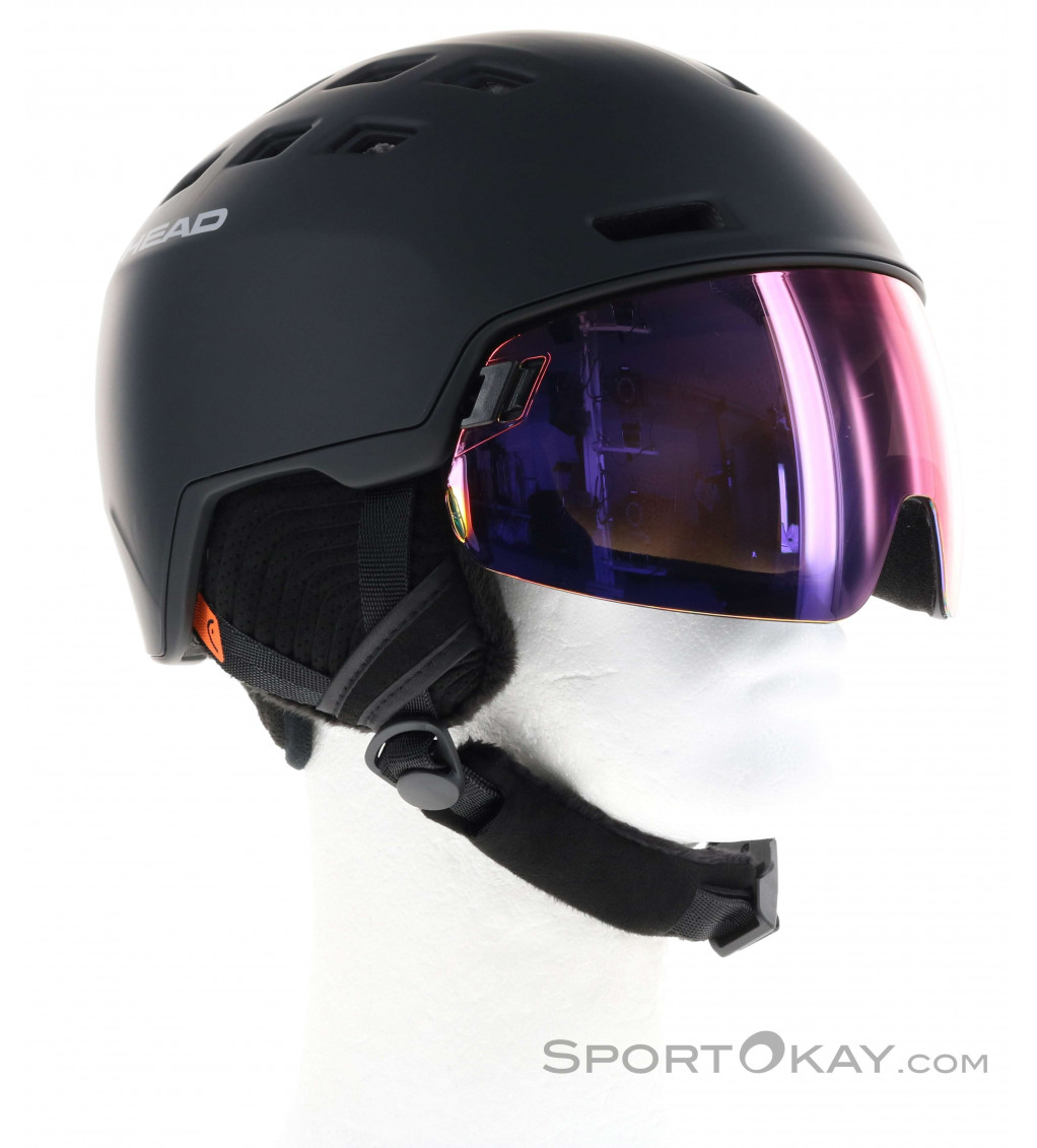 Head Radar 5K Pola Ski Helmet with Visor