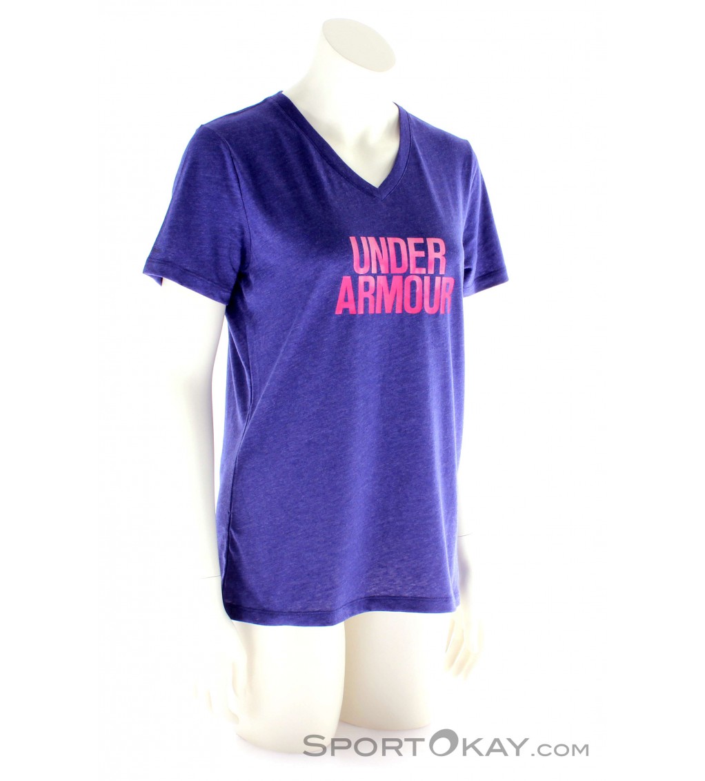 Under Armour Charged Tri Blend V Neck Womens Fitness Shirt Shirts T Shirts Fitness Clothing Fitness All