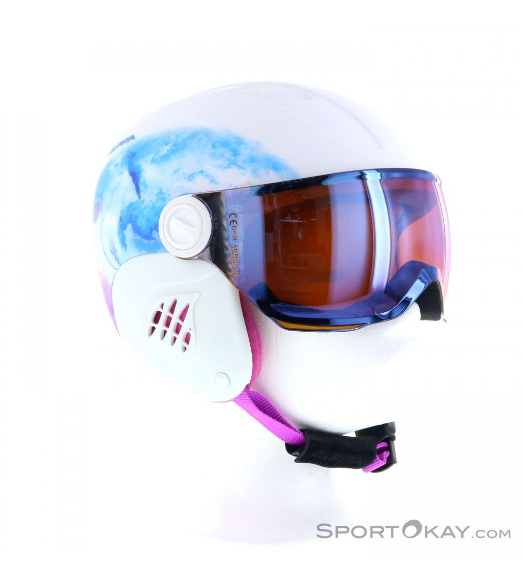 Alpina Crat Le Visor Kids Ski Helmet