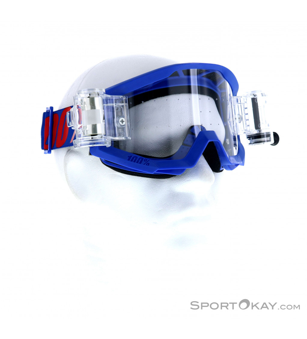 100% Strata Mud/SVS Roll-Off Downhill Goggles