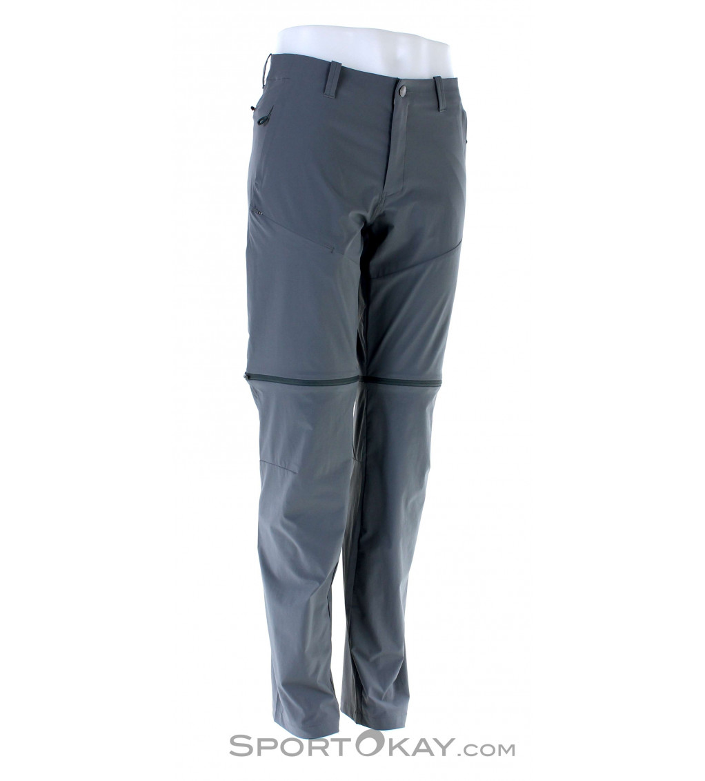 Mammut HIKING ZIP OFF - Outdoor trousers - phantom/grey 