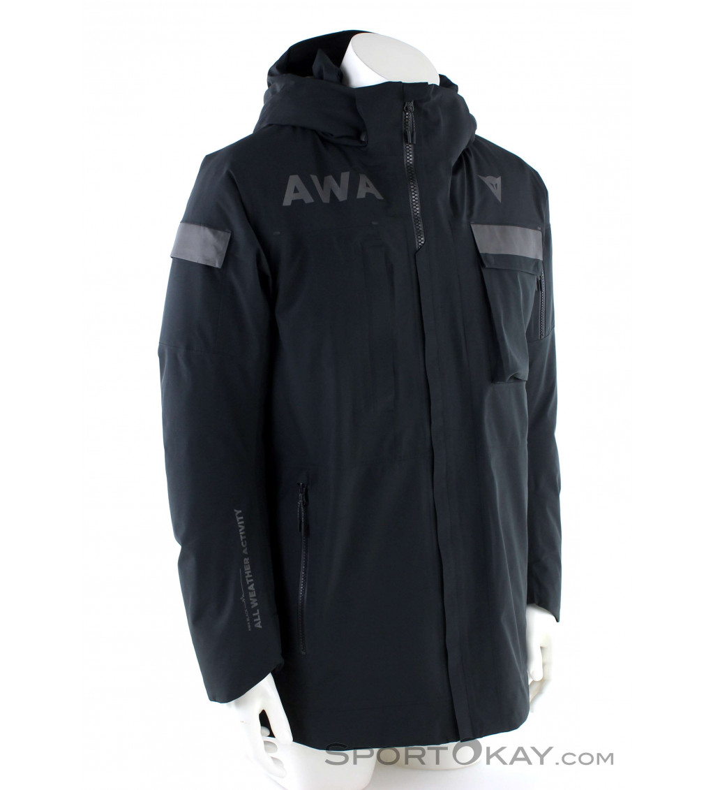 Dainese Awa Black Parka Mens Coat - Jackets - Leisure Clothing 