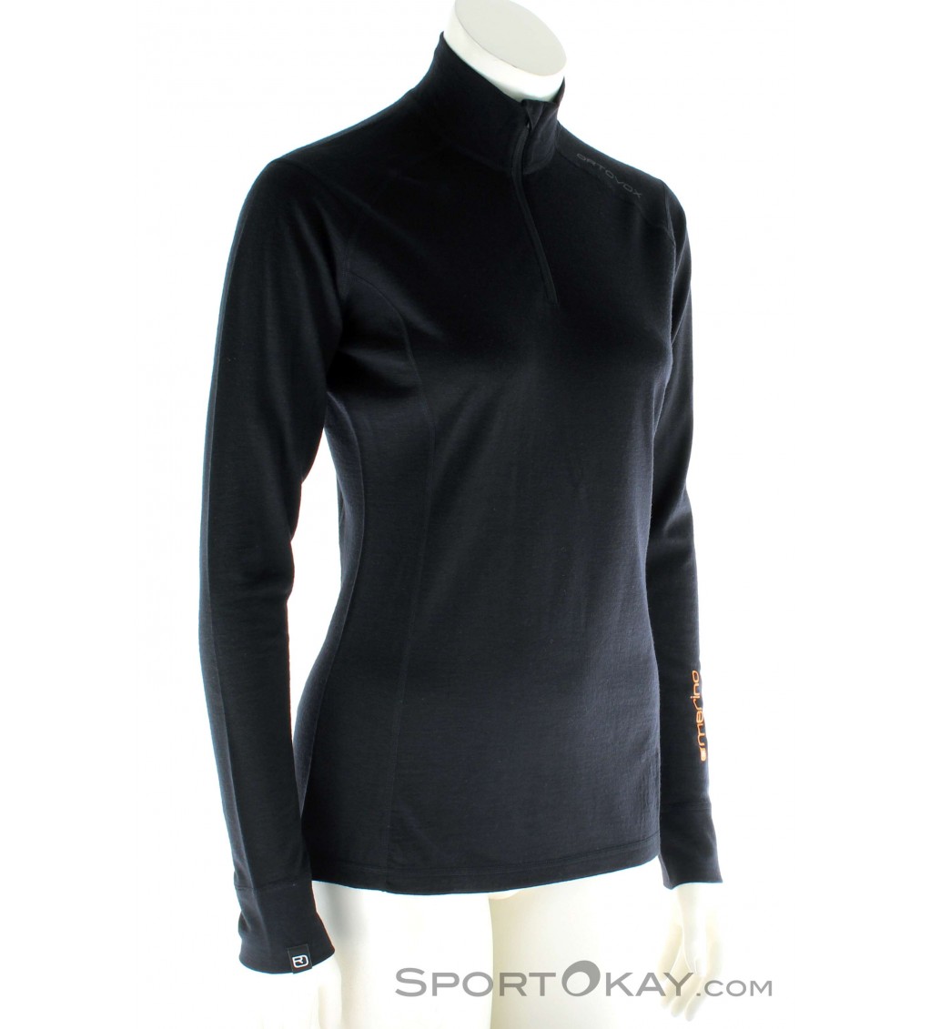 Ortovox Pure Zip Long Sleeve Womens Functional Shirt