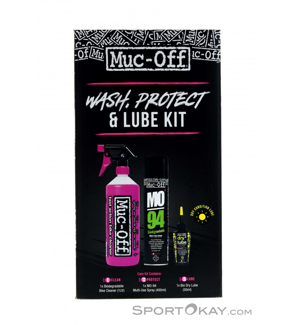 Muc Off Wash, Protect, Dry Lube Cleaning Kit