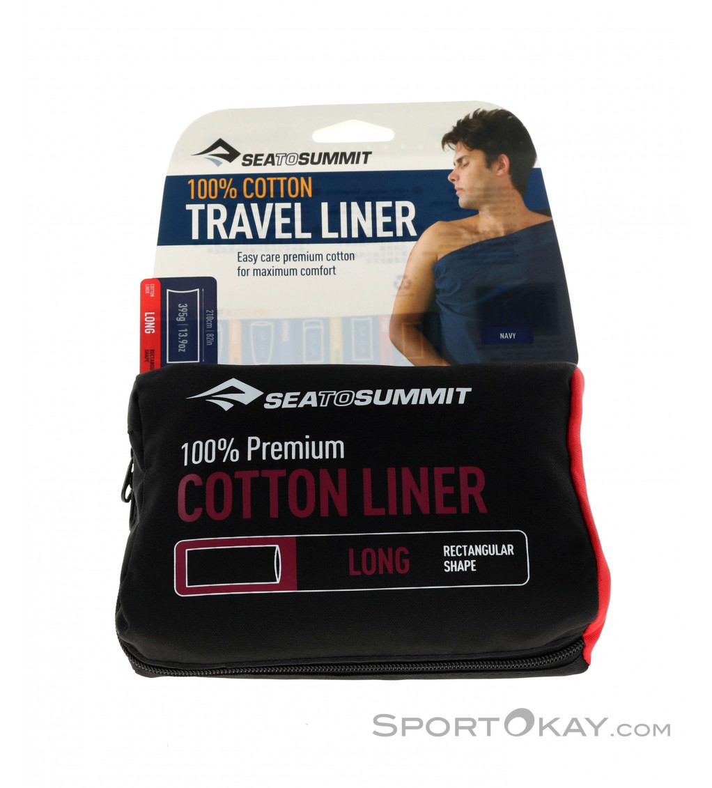 Sea to Summit Premium Cotton Travel Long Cotton Inlet Sleeping Bags Camping Outdoor All