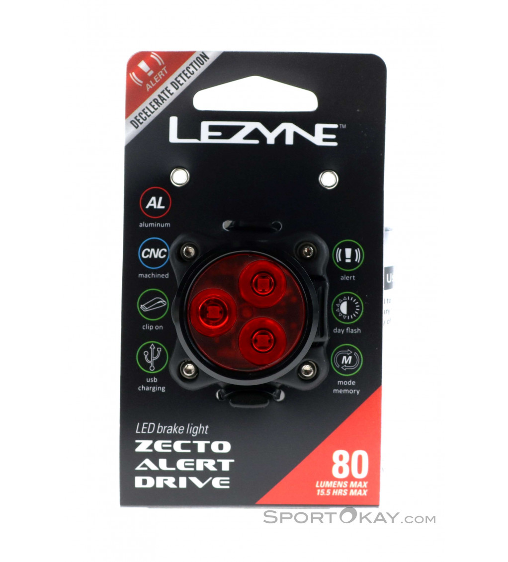 Lezyne Zecto Alert Drive Bike Light Rear
