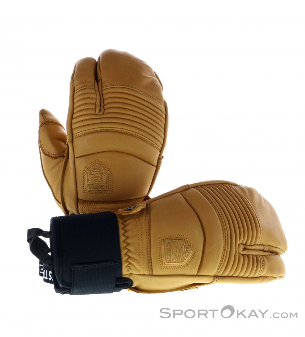 hestra 3-Finger Full Leather サイズ8 - スキー・スノーボード 