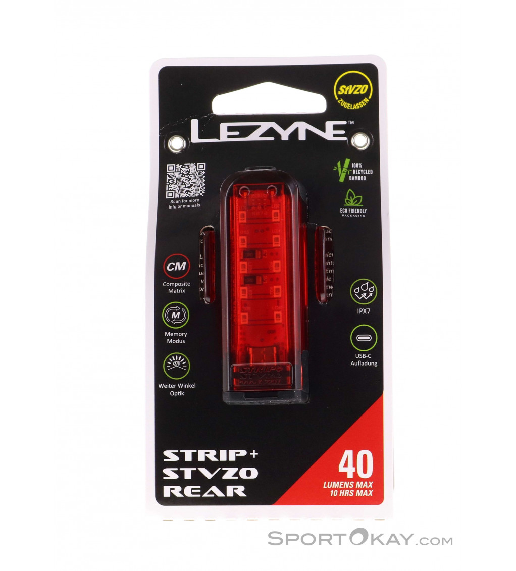 Lezyne Strip Drive+ StVZO Bike Light Rear