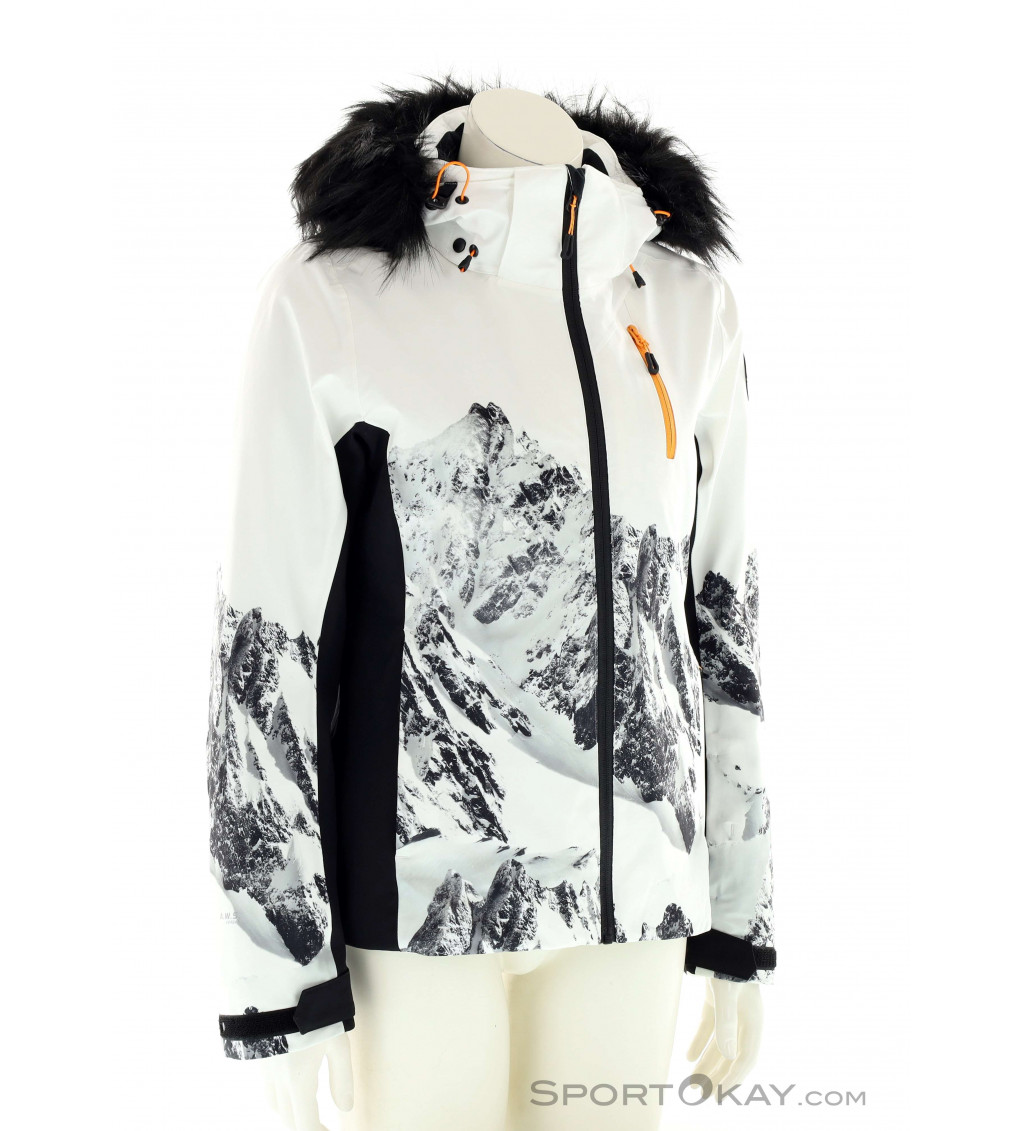 Roxy JET SKI GIRL - Snowboard jacket - bright white sapin/multi