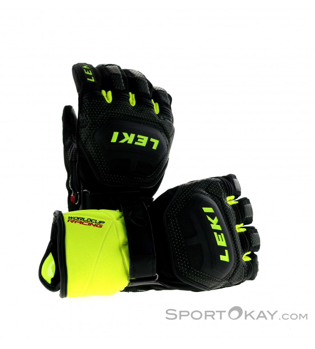 Horizontaal blauwe vinvis tussen Leki WC Race Coach Flex S GTX Gloves Gore-Tex - Gloves - Outdoor Clothing -  Outdoor - All