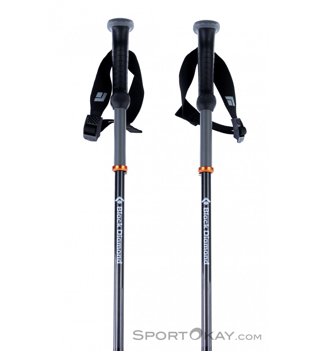 Black Diamond Carbon Compactor Ski Touring Poles Foldable