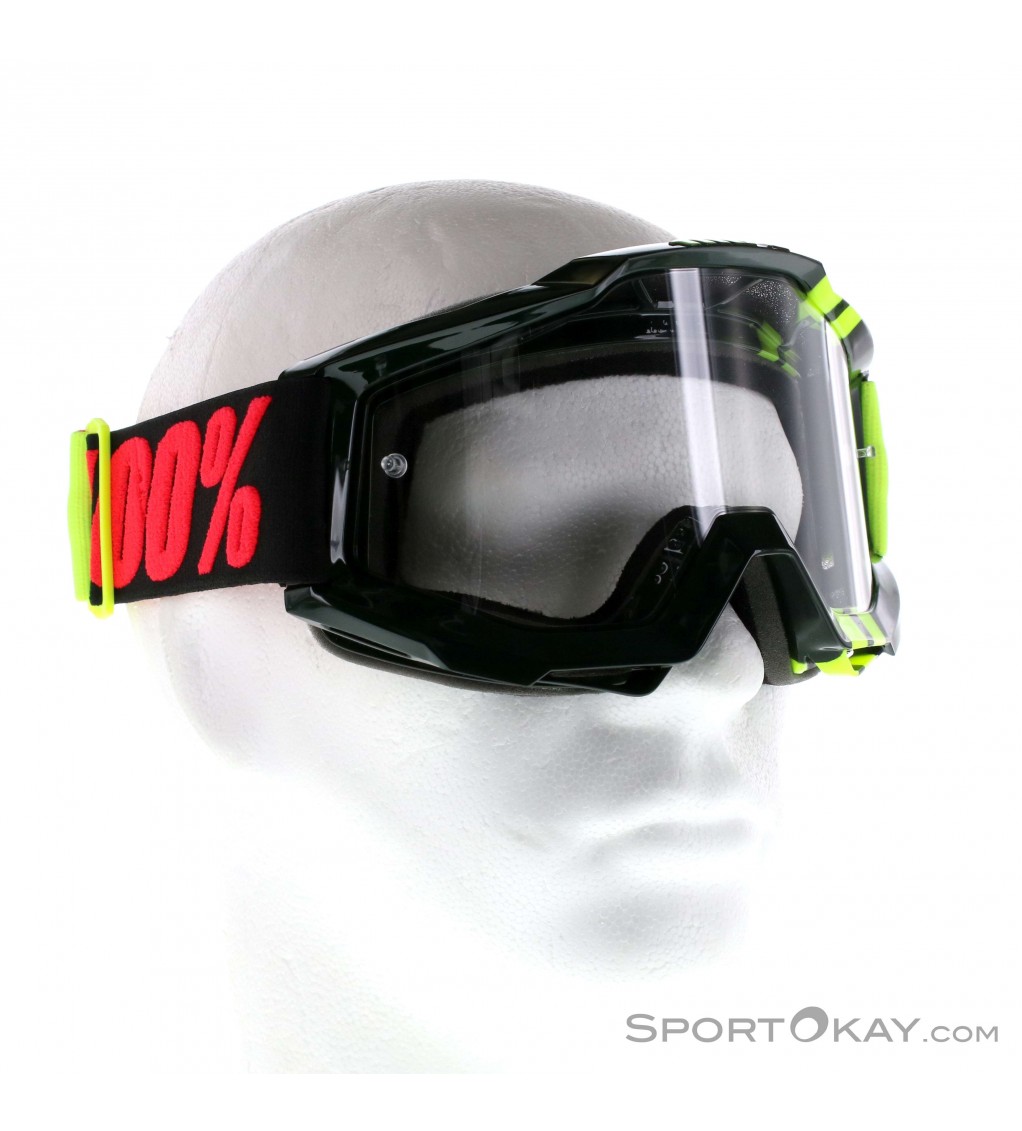 100% Accuri Anti Fog Clear Lens Downhill Goggles