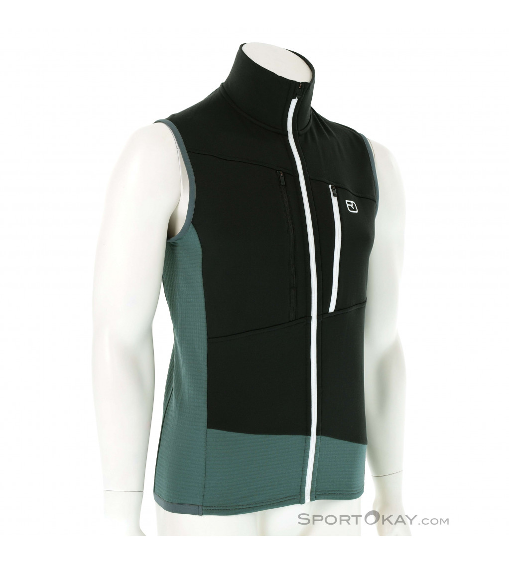 Ortovox Fleece Grid Vest Mens Outdoor vest