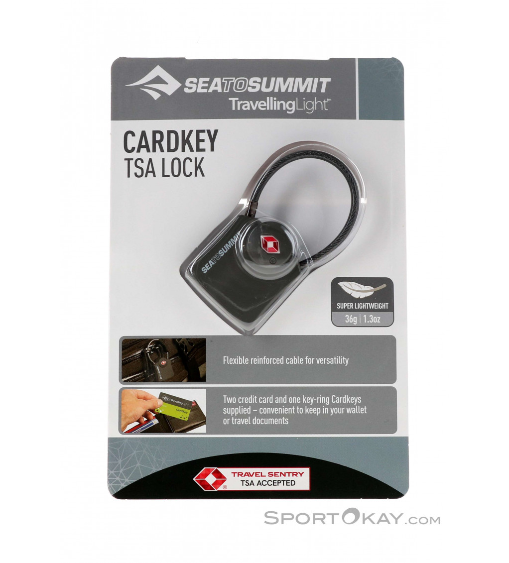 Sea to Summit TravellingLight Cardkey TSA Luggage Lock