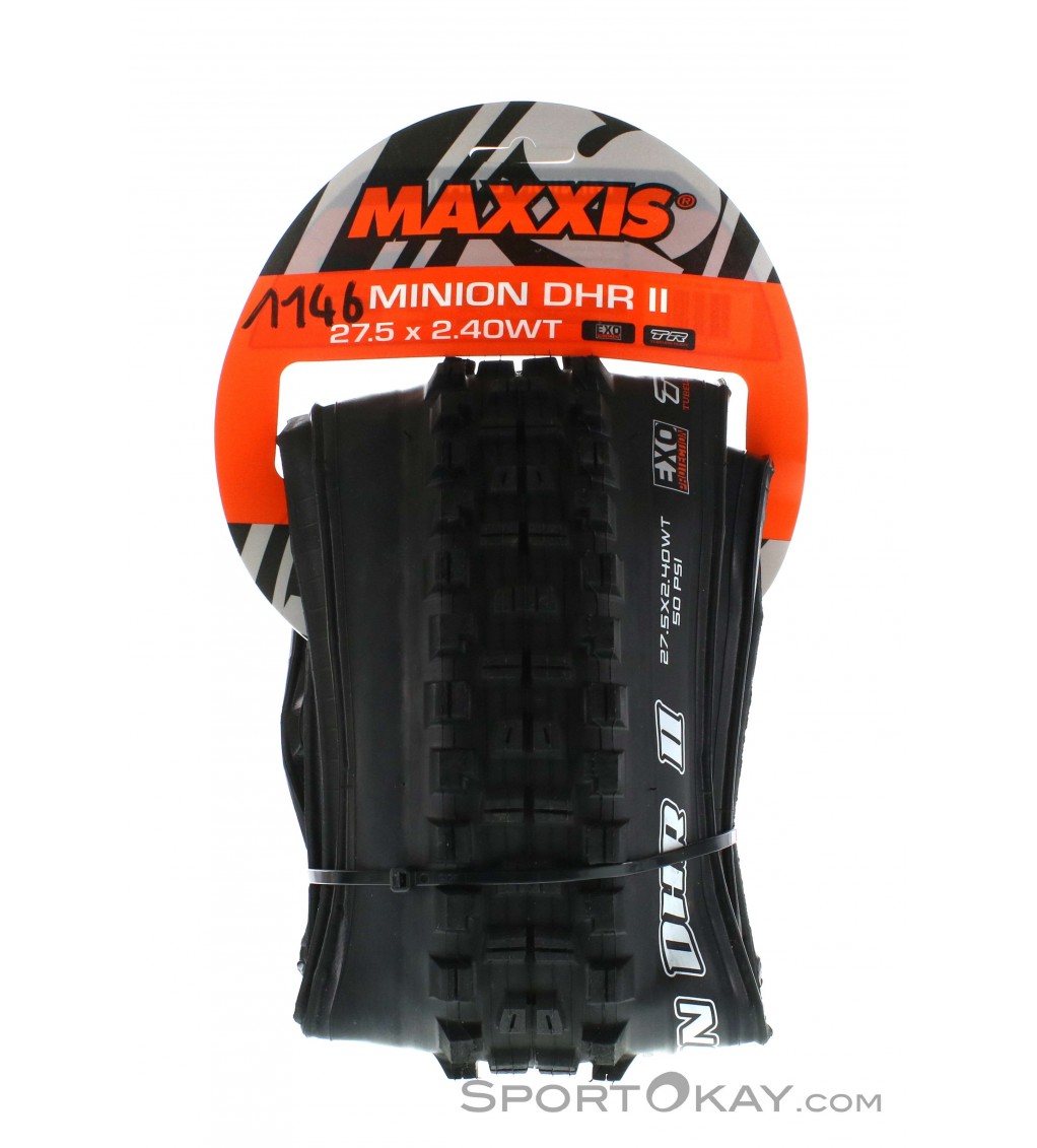 Maxxis Minion DHR II Dual EXO TR WT 27,5 x 2,40 Tire