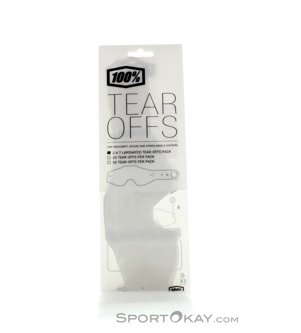 100 laminated tear offs store