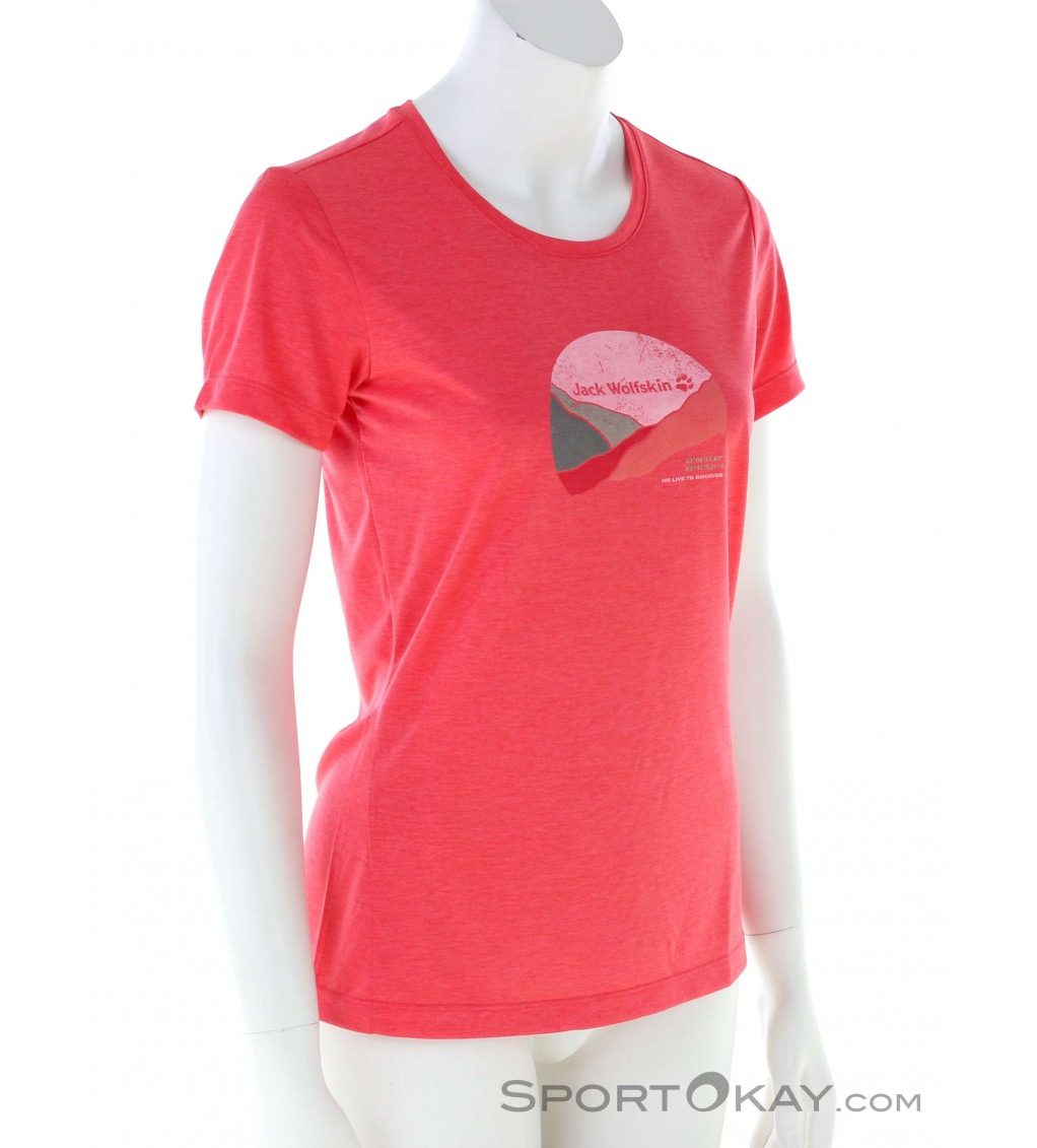 Mount Women - - Outdoor & Outdoor Wolfskin Wera - Clothing Shirts Jack Te T-Shirt - T-Shirts All