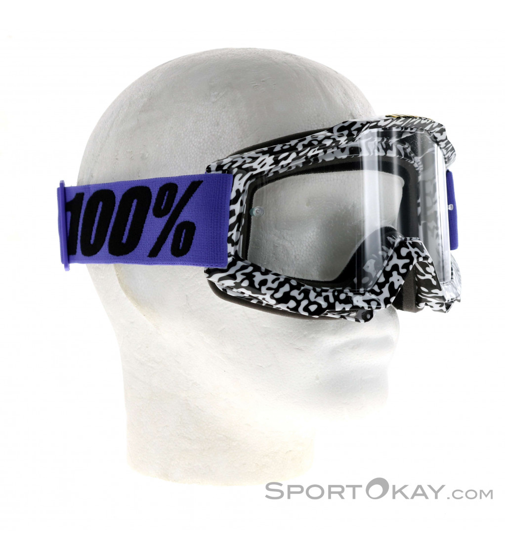 100% Accuri Anti Fog Clear Lens Downhill Goggles