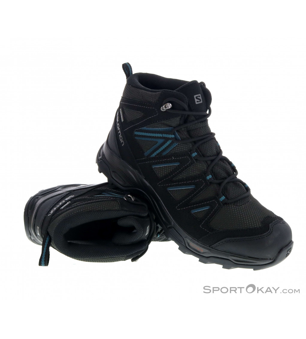 Salomon Hillrock GTX Mens Trekking Gore-Tex - Hiking Boots - Shoes & Poles - Outdoor -