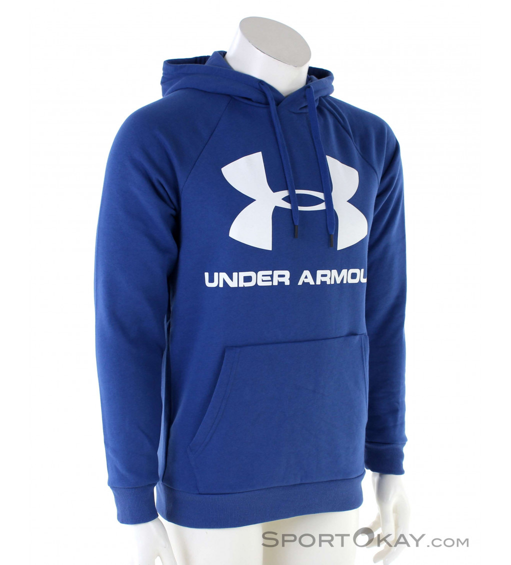 Under Armour Rival Gleece Logo Hoodie Mens Sweater