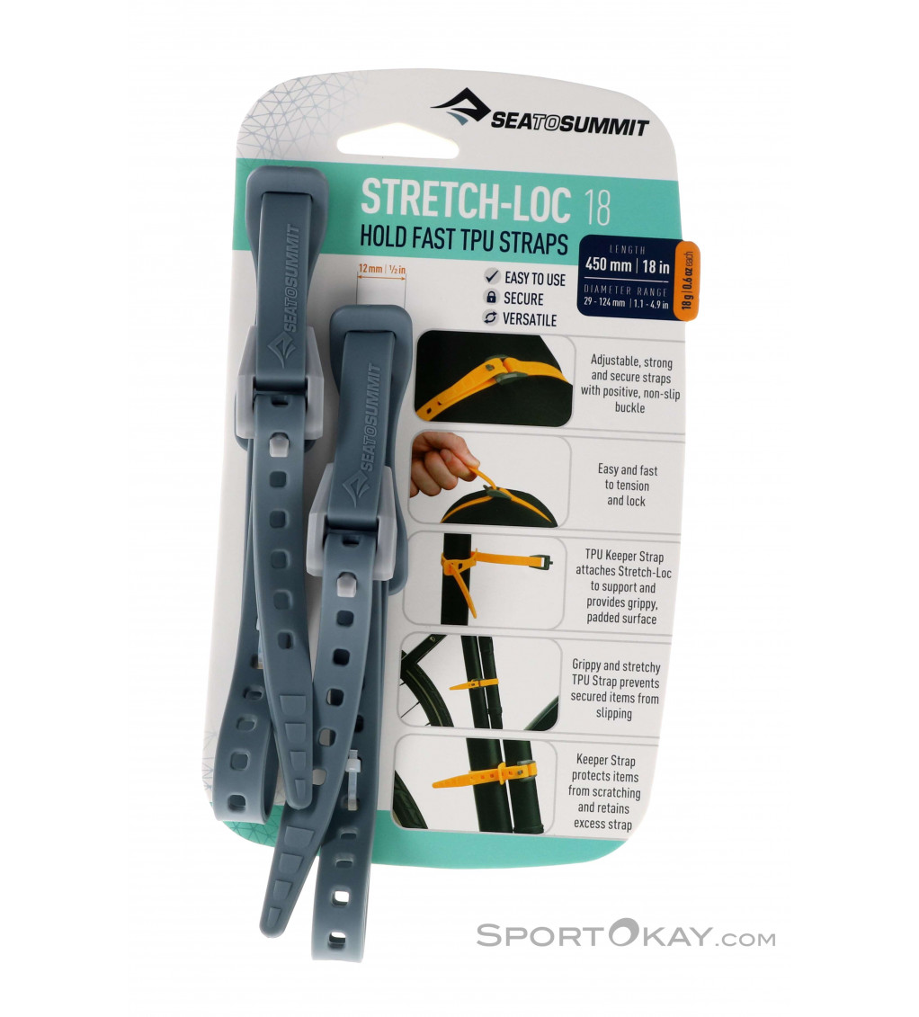 Sea to Summit Stretch-Loc 20 50cm Fastening Straps - Other - Camping -  Outdoor - All